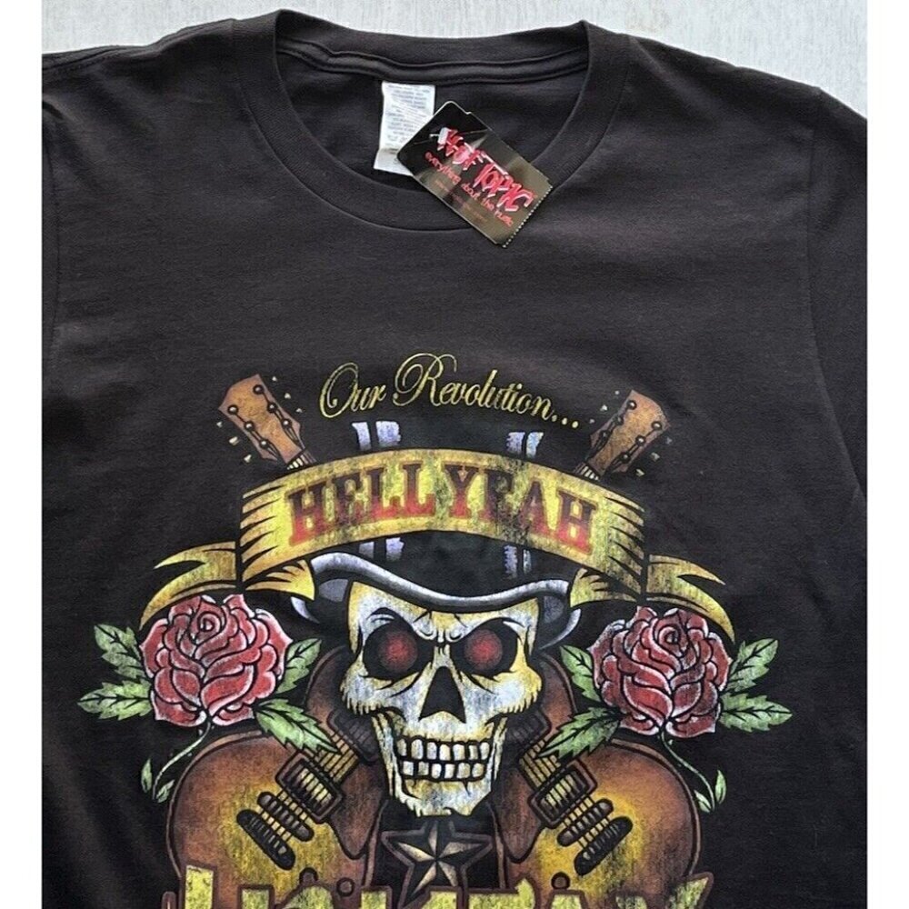 Hot Topic Men's Black Hellyeah Halifax Short Sleeve T-shirt Size S - Picture 5 of 10